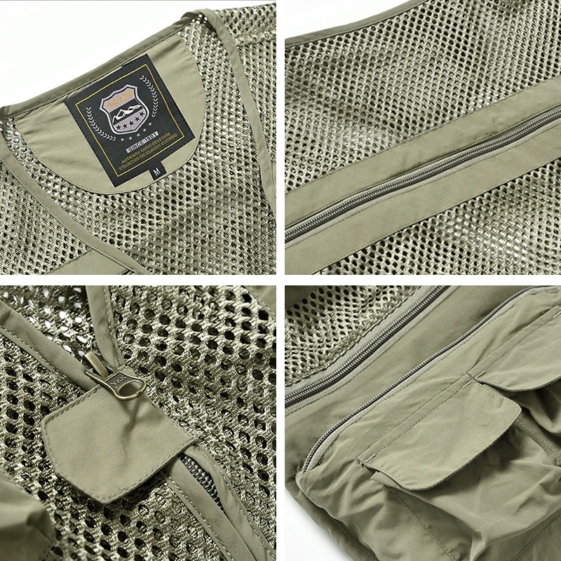 UAICESTAR Autumn Vest Jacket Men Military Tactical Multifunction Coat Men Multiple Pockets Fishing Photography Men Vest Jackets
UAICESTAR Autumn Vest Jacket Men Military Tactical Multifunction Coat Men Multiple Pockets Fishing Photography Men Vest Jackets