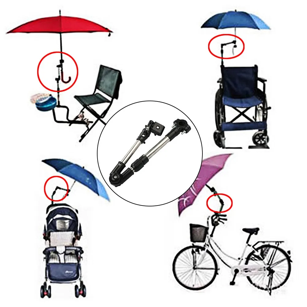 Stainless Steel Umbrella Stands Adjustable 360° Wheelchair Bicycle Umbrella Connector Stroller Rain Gear Tool Umbrella Holder
Stainless Steel Umbrella Stands Adjustable 360° Wheelchair Bicycle Umbrella Connector Stroller Rain Gear Tool Umbrella Holder