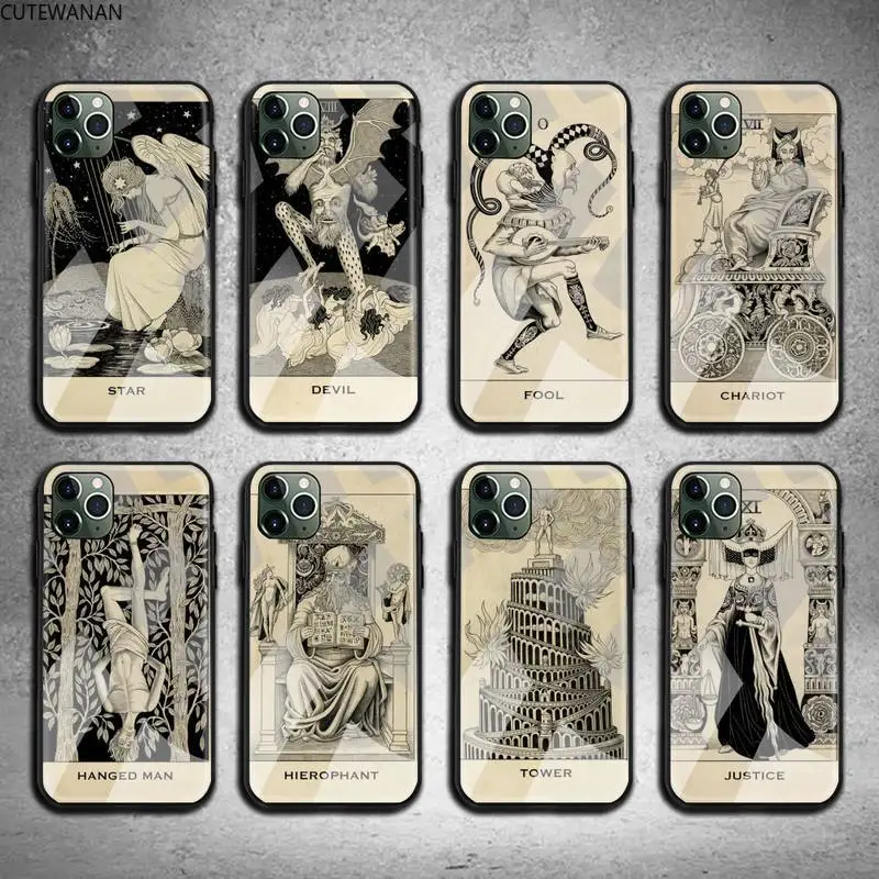 Fool Tarot Card Meanings Phone Case Tempered Glass For iPhone 12 11 Pro Max Mini XR XS MAX 8 X 7 6S 6 Plus SE 2020 cover
Fool Tarot Card Meanings Phone Case Tempered Glass For iPhone 12 11 Pro Max Mini XR XS MAX 8 X 7 6S 6 Plus SE 2020 cover
