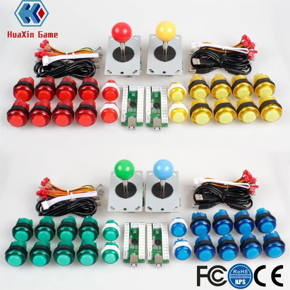 4 Player Classic DIY Arcade Kit USB Encoder To PC Controls Games 5V LED Push Buttons for Video Game Consoles Mame Raspberry Pi
4 Player Classic DIY Arcade Kit USB Encoder To PC Controls Games 5V LED Push Buttons for Video Game Consoles Mame Raspberry Pi