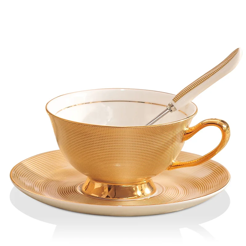 Bone Porcelain Afternoon Tea Cup Saucer Set Ceramic Gold Vintage Royal Classic Coffee Cup Spoon Xicaras Home Drinkware EE50BD
Bone Porcelain Afternoon Tea Cup Saucer Set Ceramic Gold Vintage Royal Classic Coffee Cup Spoon Xicaras Home Drinkware EE50BD