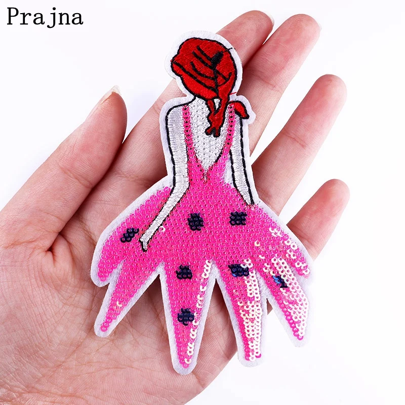 Prajna Cartoon Sequin Girl Patches For Clothing Stickers Cute Beautiful Princess Embroidered Patches On Kids Clothes Applique
Prajna Cartoon Sequin Girl Patches For Clothing Stickers Cute Beautiful Princess Embroidered Patches On Kids Clothes Applique
