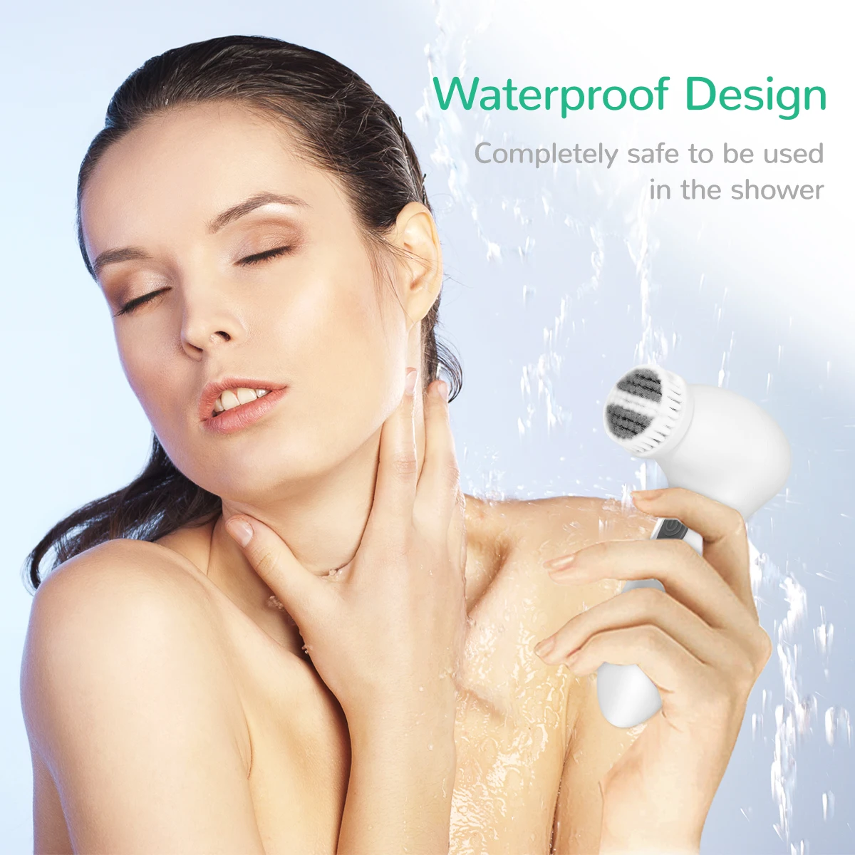 FRCOLOR 8 in 1 Rechargeable Waterproof Electric Clean Device for Girls Women Ladies 
FRCOLOR 8 in 1 Rechargeable Waterproof Electric Clean Device for Girls Women Ladies