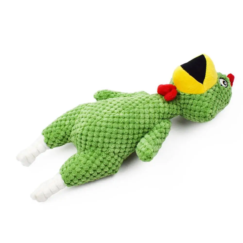 Bite-resistant Pet Squeaky Chew Toy Plush Funny Screaming Chicken Toy for Dogs
Bite-resistant Pet Squeaky Chew Toy Plush Funny Screaming Chicken Toy for Dogs