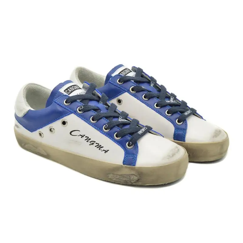 CANGMA Luxury Brand Italy Designer Sneakers Original Comfort Women Flats Genuine Leather White Blue Retro Ladies Shoes 2021
CANGMA Luxury Brand Italy Designer Sneakers Original Comfort Women Flats Genuine Leather White Blue Retro Ladies Shoes 2021