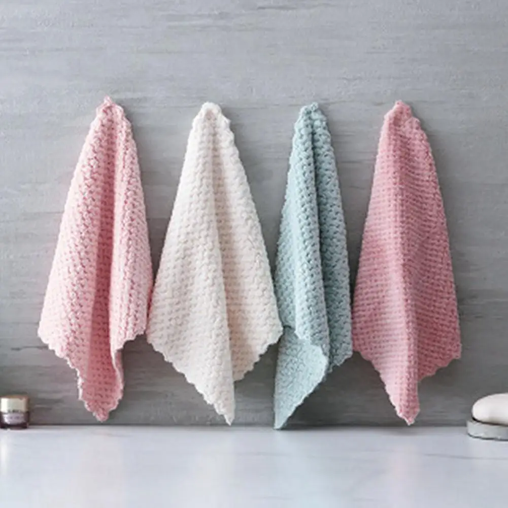 Practical Household Anti-grease Super Absorbent Cleaning Cloth Rag Polyester Kitchen Towel Dish Cleaning Cloth Scouring Pad
Practical Household Anti-grease Super Absorbent Cleaning Cloth Rag Polyester Kitchen Towel Dish Cleaning Cloth Scouring Pad