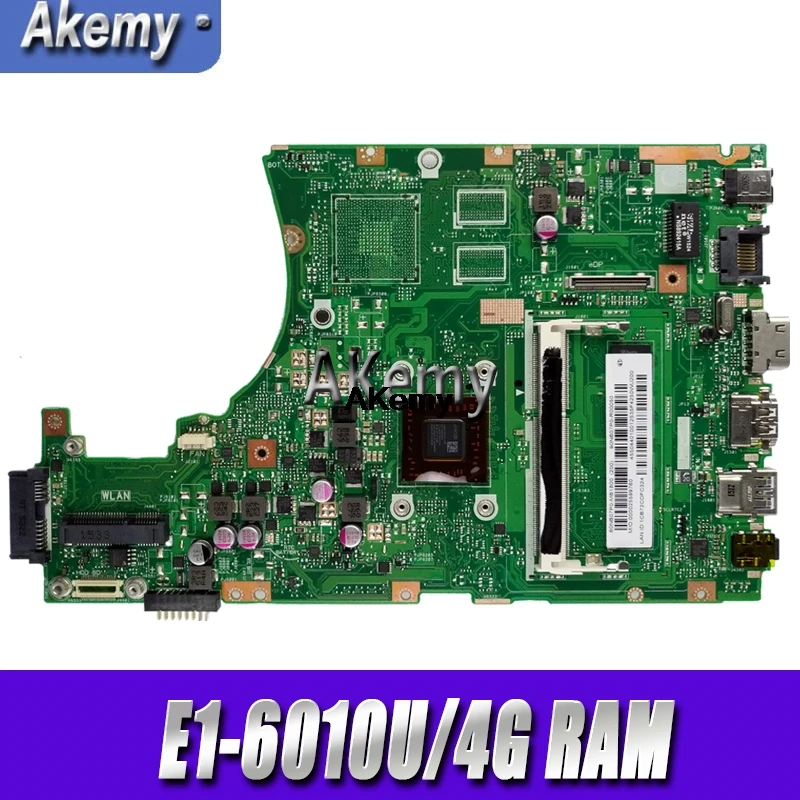 X455WA Laptop Motherboard For Asus X455W X455WA X455WE X455WA X454W X454WA E1-6010U/4G RAM original mainboard 100% test ok
X455WA Laptop Motherboard For Asus X455W X455WA X455WE X455WA X454W X454WA E1-6010U/4G RAM original mainboard 100% test ok
