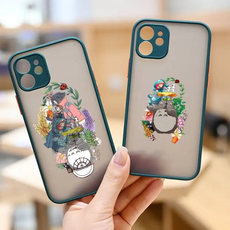 Japan anime Spirited Away Totoro Phone Case matte transparent For iphone 7 8 11 12 plus mini x xs xr pro max cover
Japan anime Spirited Away Totoro Phone Case matte transparent For iphone 7 8 11 12 plus mini x xs xr pro max cover