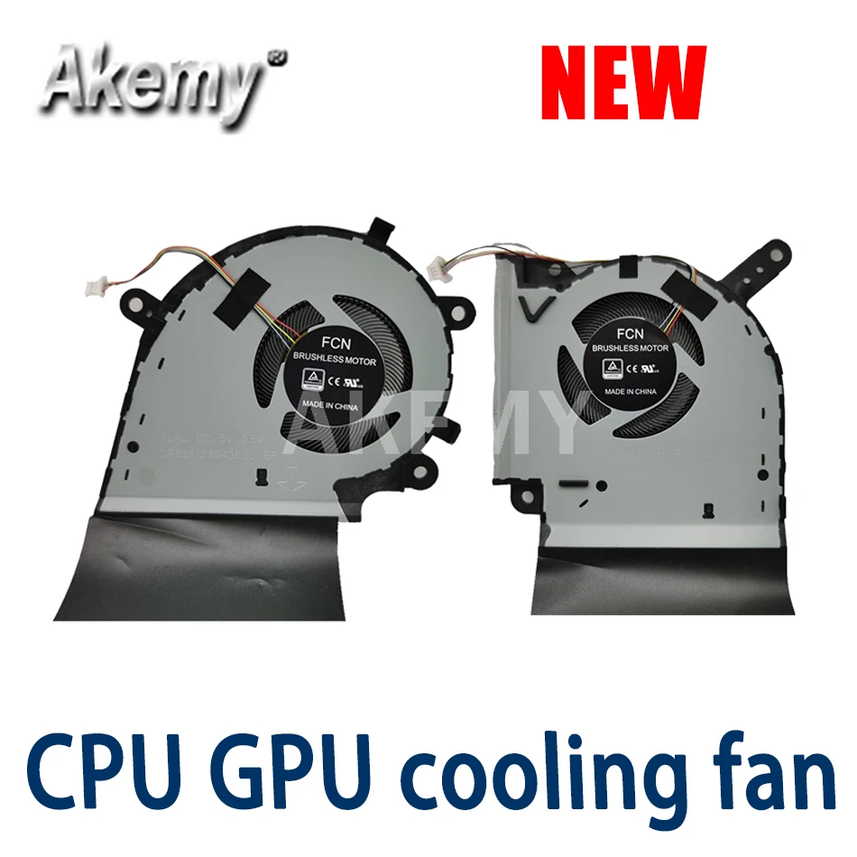 New Original CPU GPU cooling fan cooler for Asus ROG Strix G731G G731GV Series DC 5V 0.5A
New Original CPU GPU cooling fan cooler for Asus ROG Strix G731G G731GV Series DC 5V 0.5A