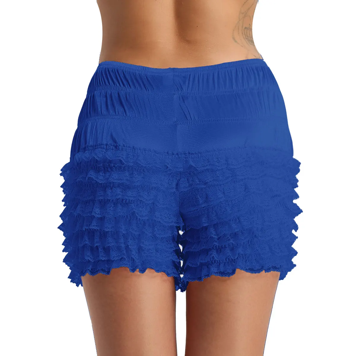 Womens Ladies Lingerie Boxer Shorts Tiered Ruffle Lace Dance Bloomers Shorts Super Soft Boxer Underwear Panties
Womens Ladies Lingerie Boxer Shorts Tiered Ruffle Lace Dance Bloomers Shorts Super Soft Boxer Underwear Panties