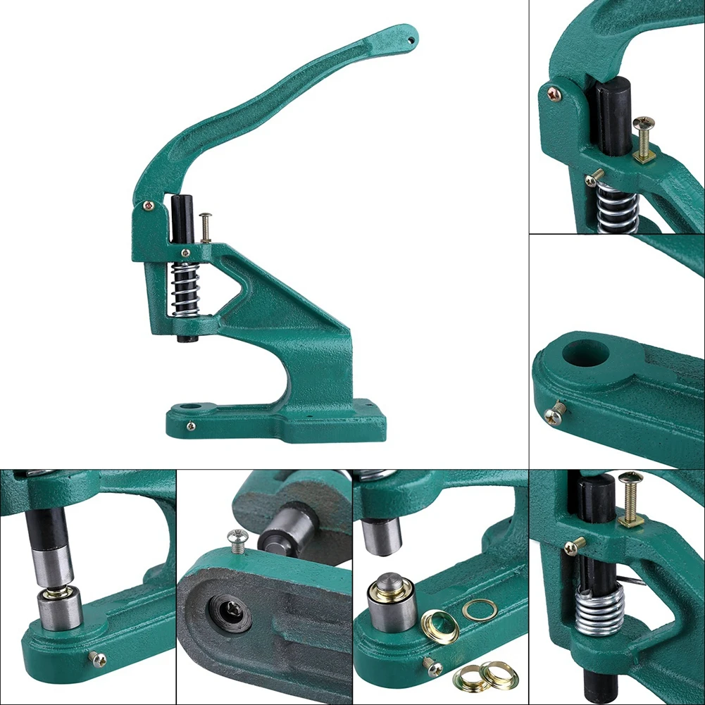 Industrial Eyelet Machine Punch Presser Tool Banner with 3 Die Setter 900 Grommet for banners signs awnings posters belt
Industrial Eyelet Machine Punch Presser Tool Banner with 3 Die Setter 900 Grommet for banners signs awnings posters belt