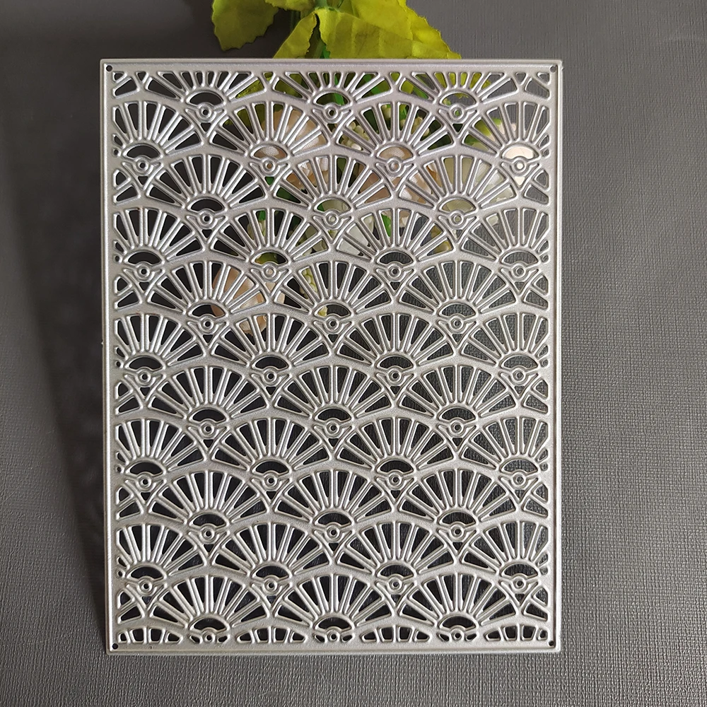 Fan Background Texture Metal Cutting Dies For DIY Scrapbooking/Card Making/Album Decorative Crafts Handmade Embossing Die Cuts
Fan Background Texture Metal Cutting Dies For DIY Scrapbooking/Card Making/Album Decorative Crafts Handmade Embossing Die Cuts