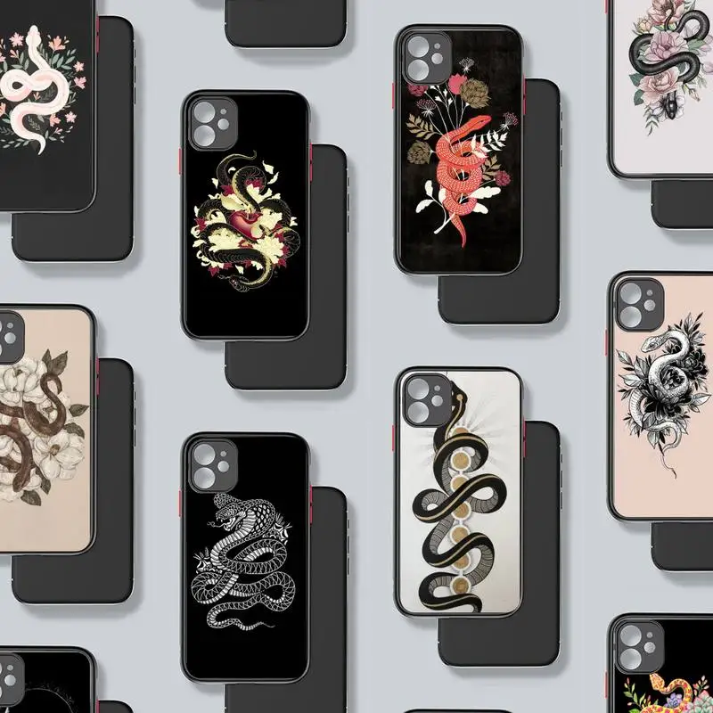 Snake Flower Snake Beautiful Phone Case matte transparent For iphone 7 8 11 12 plus mini x xs xr pro max cover
Snake Flower Snake Beautiful Phone Case matte transparent For iphone 7 8 11 12 plus mini x xs xr pro max cover