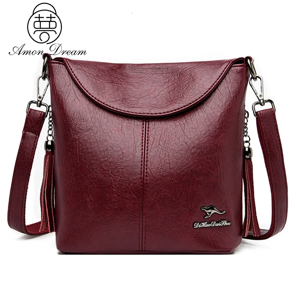 Fashion Tassel Bucket Bag PU Leather Shoulder Bags for Women 2020 Hot Casual Ladies Crossbody Bag Designer High Quality Handbags
Fashion Tassel Bucket Bag PU Leather Shoulder Bags for Women 2020 Hot Casual Ladies Crossbody Bag Designer High Quality Handbags