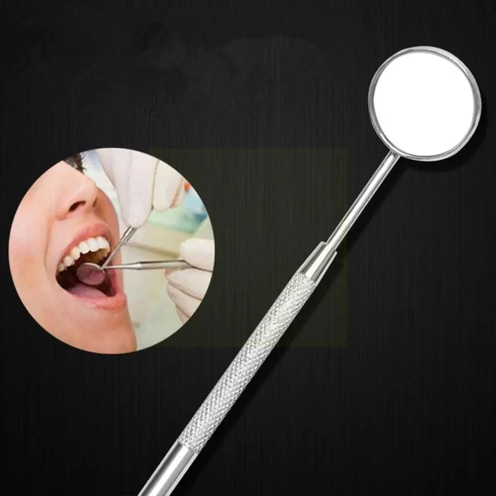 Oral Cleaning Mirror Dental Mouth Mirror Instrument Teeth Reflector Mirror Dentist Health Oral Cleaning Tool Steel Q3B0
Oral Cleaning Mirror Dental Mouth Mirror Instrument Teeth Reflector Mirror Dentist Health Oral Cleaning Tool Steel Q3B0