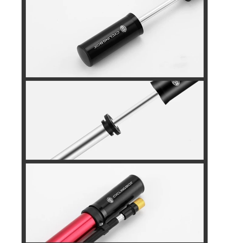 Portable High-pressure Bike Pump with Code Table Reliable Compact Manual Bicycle Air Pump for Road Mountain Bike Cycling D2TC
Portable High-pressure Bike Pump with Code Table Reliable Compact Manual Bicycle Air Pump for Road Mountain Bike Cycling D2TC