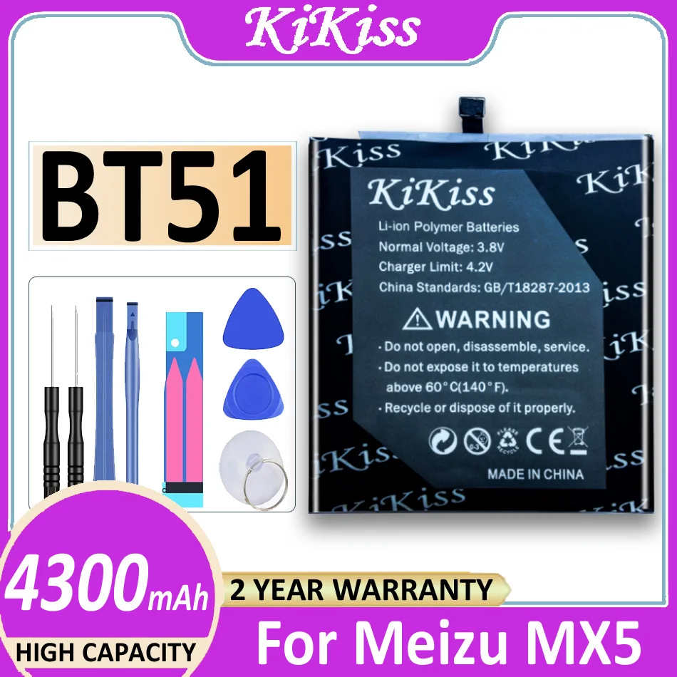 Оригинальный аккумулятор KiKiss BT51 4300 мАч для Meizu MX5 M575M M575U аккумулятор + номер отслеживания
Оригинальный аккумулятор KiKiss BT51 4300 мАч для Meizu MX5 M575M M575U аккумулятор + номер отслеживания