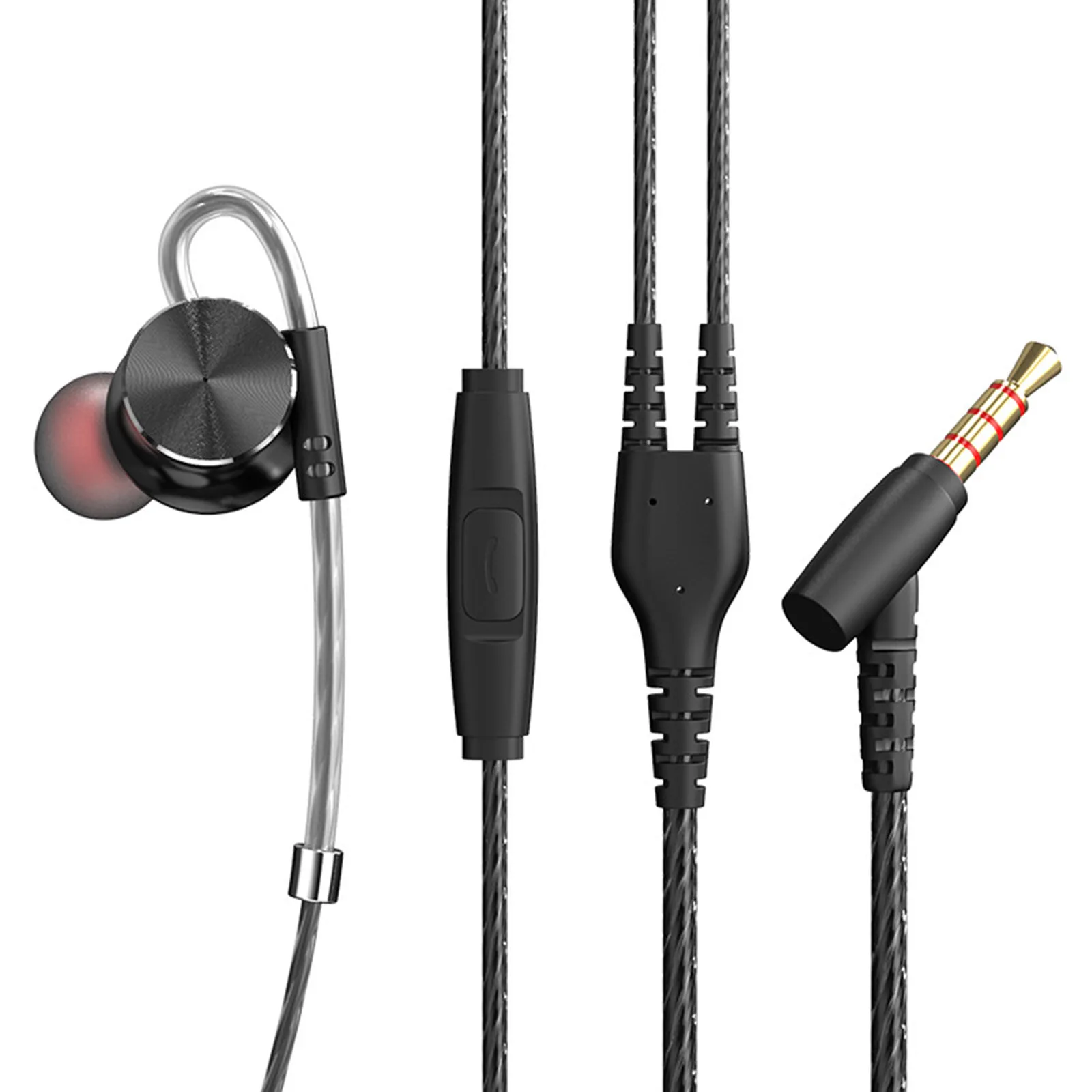 QKZ DM10 Type-C In-ear Earphones 3.5mm Wired Bass Subwoofer Metal Earphone Magnetic Suction Line ControlSports Headsets with Mic
QKZ DM10 Type-C In-ear Earphones 3.5mm Wired Bass Subwoofer Metal Earphone Magnetic Suction Line ControlSports Headsets with Mic