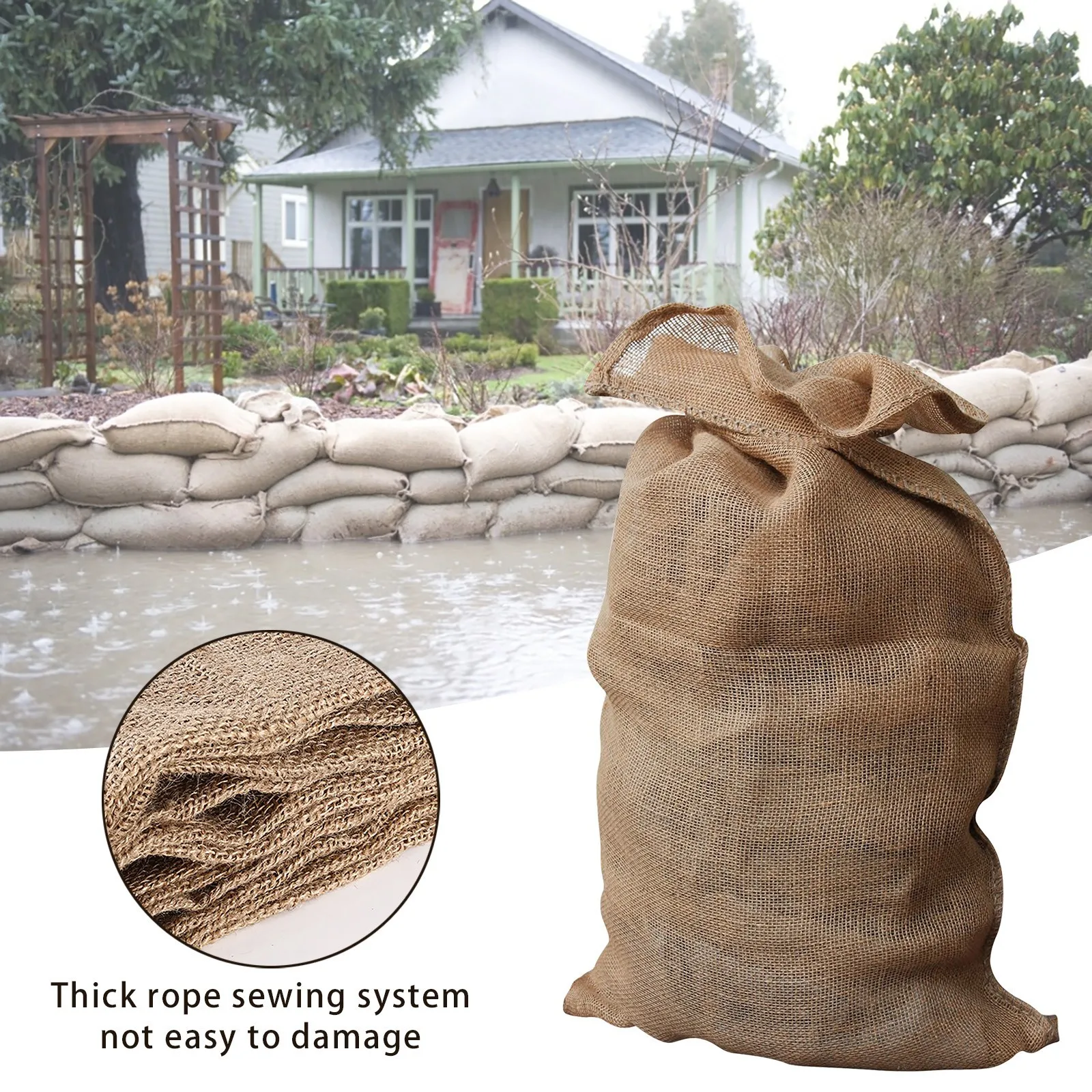 Thick Plastic Film Woven Flood Control Bag Flooding Sandbag Protection Packaging 60x90cm Woven Bag Disaster Relief Supplie
Thick Plastic Film Woven Flood Control Bag Flooding Sandbag Protection Packaging 60x90cm Woven Bag Disaster Relief Supplie