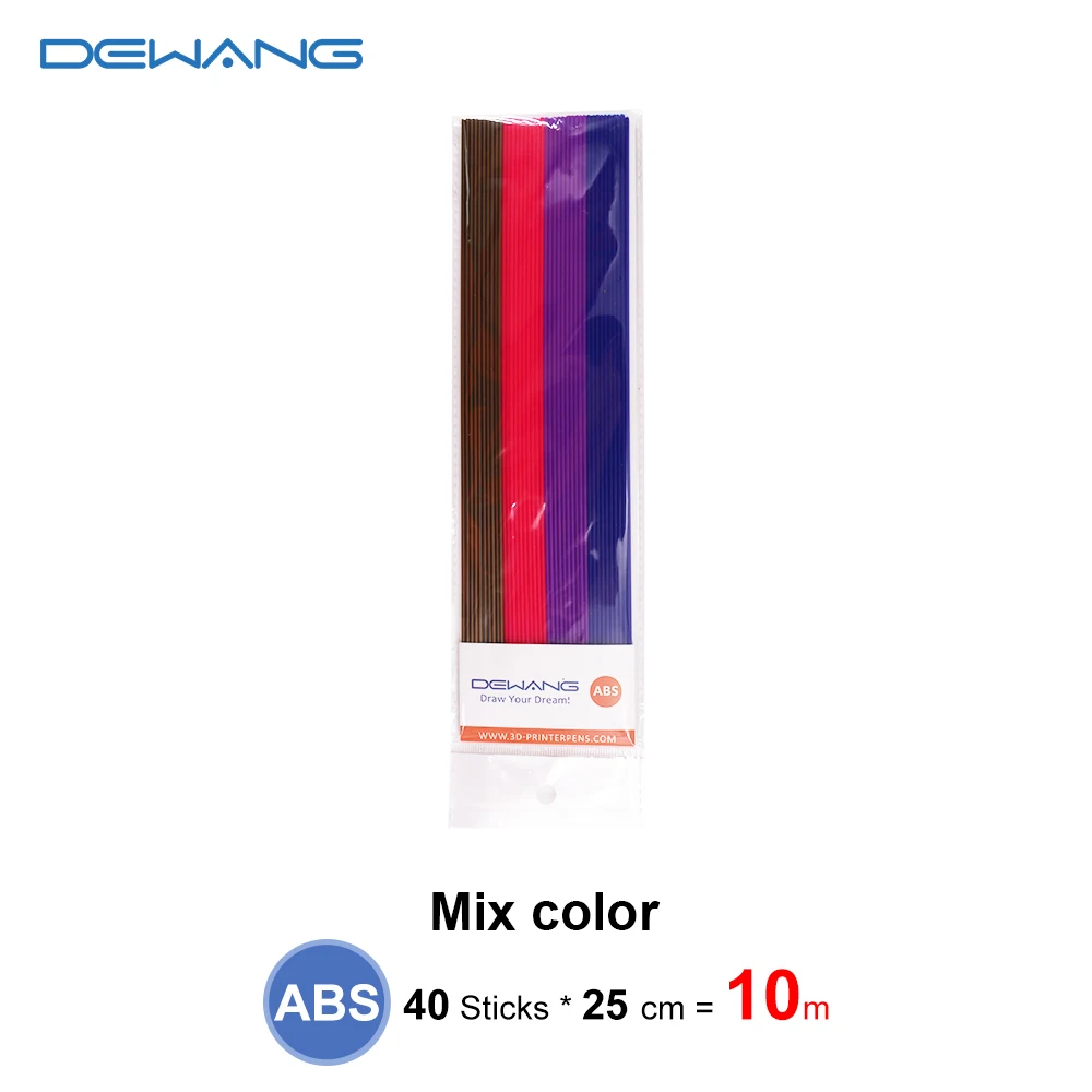 Пластиковый наполнитель DEWANG для 3d печати 1 75 мм ABS 10 метров|Материалы 3D-печати| |
