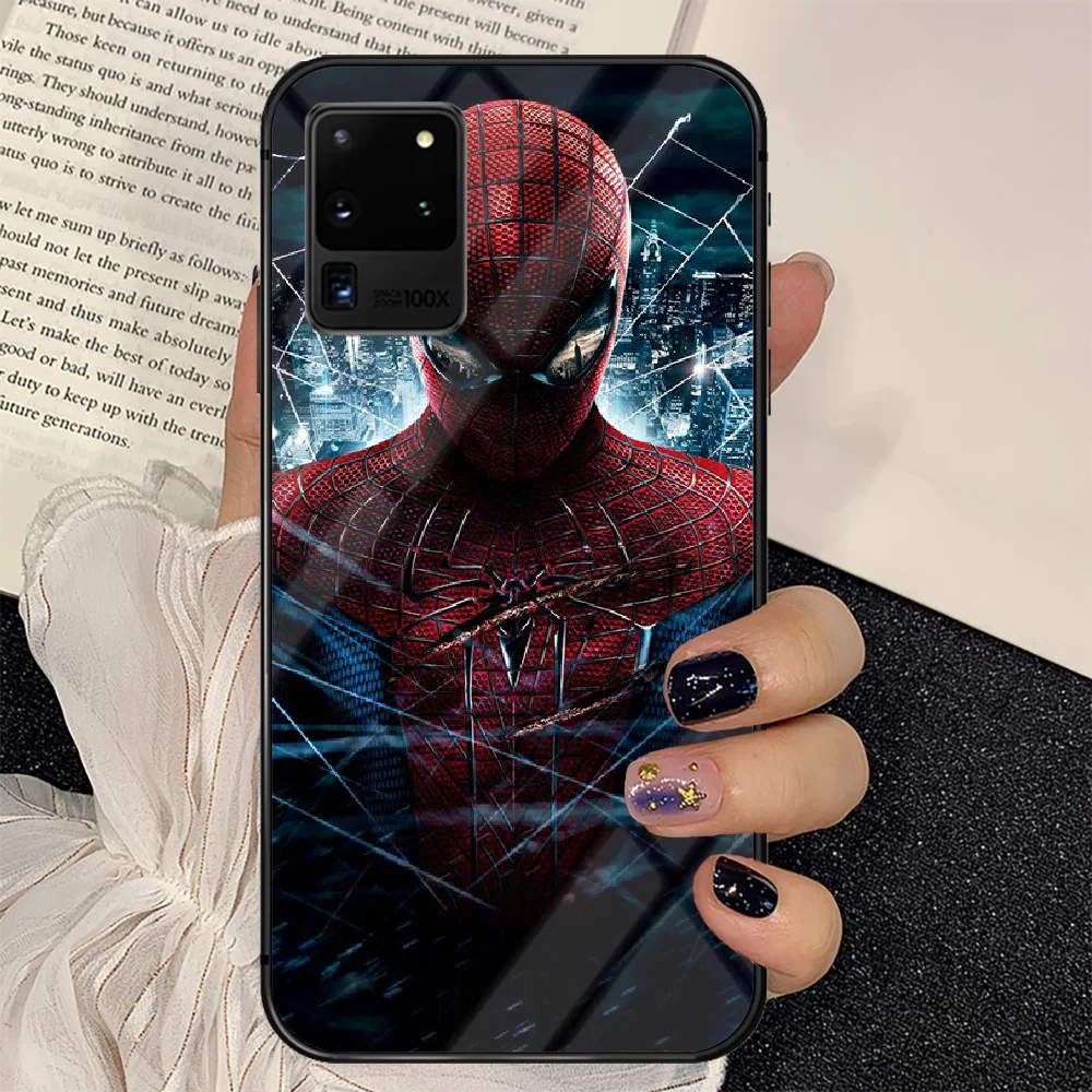 Heros Spider Phone Tempered Glass Case Cover For Samsung Galaxy S Note 5 6 9 10 10E 20 21 FE Plus Uitra Luxury Coque
Heros Spider Phone Tempered Glass Case Cover For Samsung Galaxy S Note 5 6 9 10 10E 20 21 FE Plus Uitra Luxury Coque