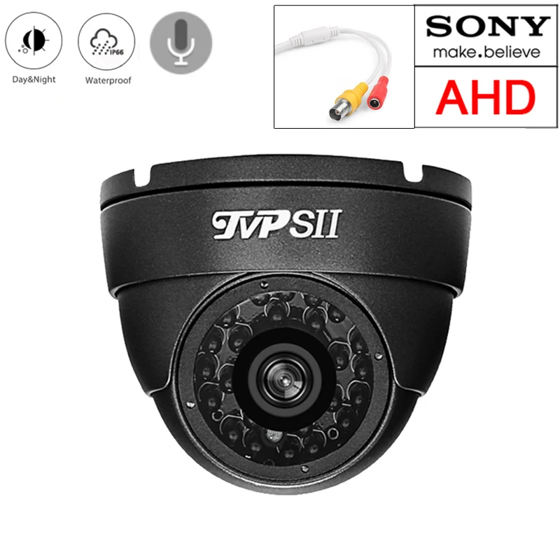 

24pcs Infrared Leds 4K 8mp,5mp,4MP,2MP Waterproof IP66 Gray Metal Audio Dome Hemisphere Surveillance AHD CCTV Camera