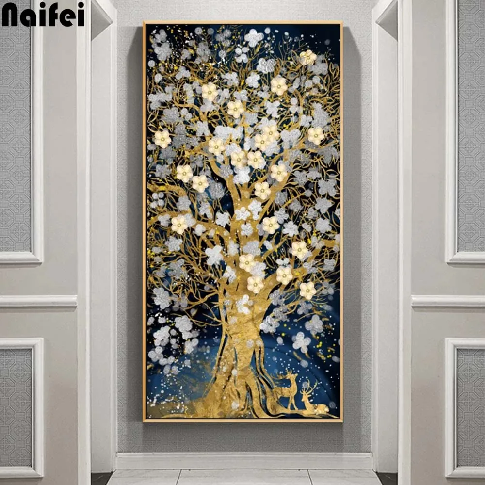 Abstract Golden Trees Flowers Diamond Painting White Flowers Rich Tree Wall Art Diamond Mosaic Living Room Home Decor Cuadros
Abstract Golden Trees Flowers Diamond Painting White Flowers Rich Tree Wall Art Diamond Mosaic Living Room Home Decor Cuadros