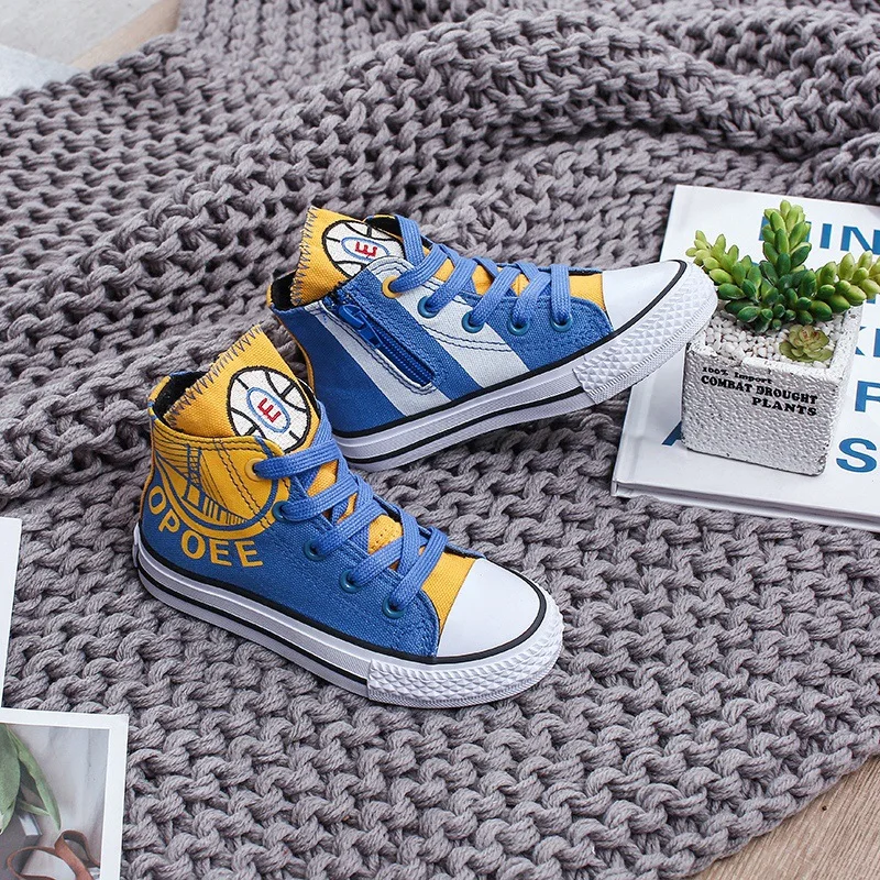 New Fashion Canvas Children's Shoes Children's Sneakers Comfortable Kids High Boots Boys Shoes Girls Sneakers
New Fashion Canvas Children's Shoes Children's Sneakers Comfortable Kids High Boots Boys Shoes Girls Sneakers