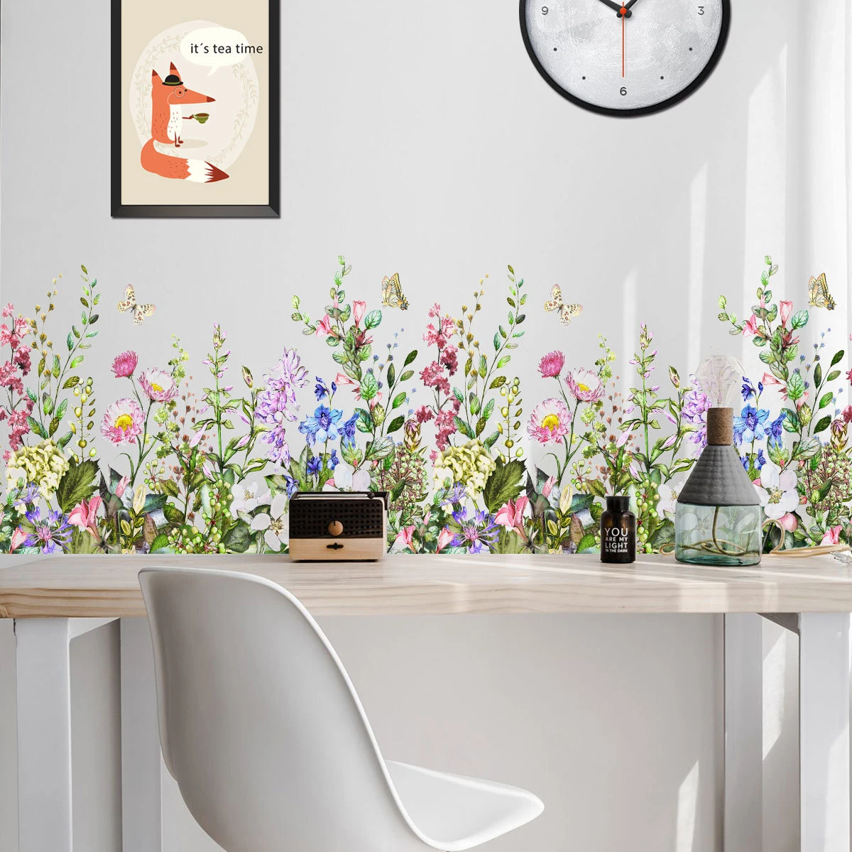 2 PC DIY Wall Decals Mural 3D Wall Stickers Flowers Wall Stickers For Living Room Bedroom Kitchen Home Decor Removable Wallpaper
2 PC DIY Wall Decals Mural 3D Wall Stickers Flowers Wall Stickers For Living Room Bedroom Kitchen Home Decor Removable Wallpaper
