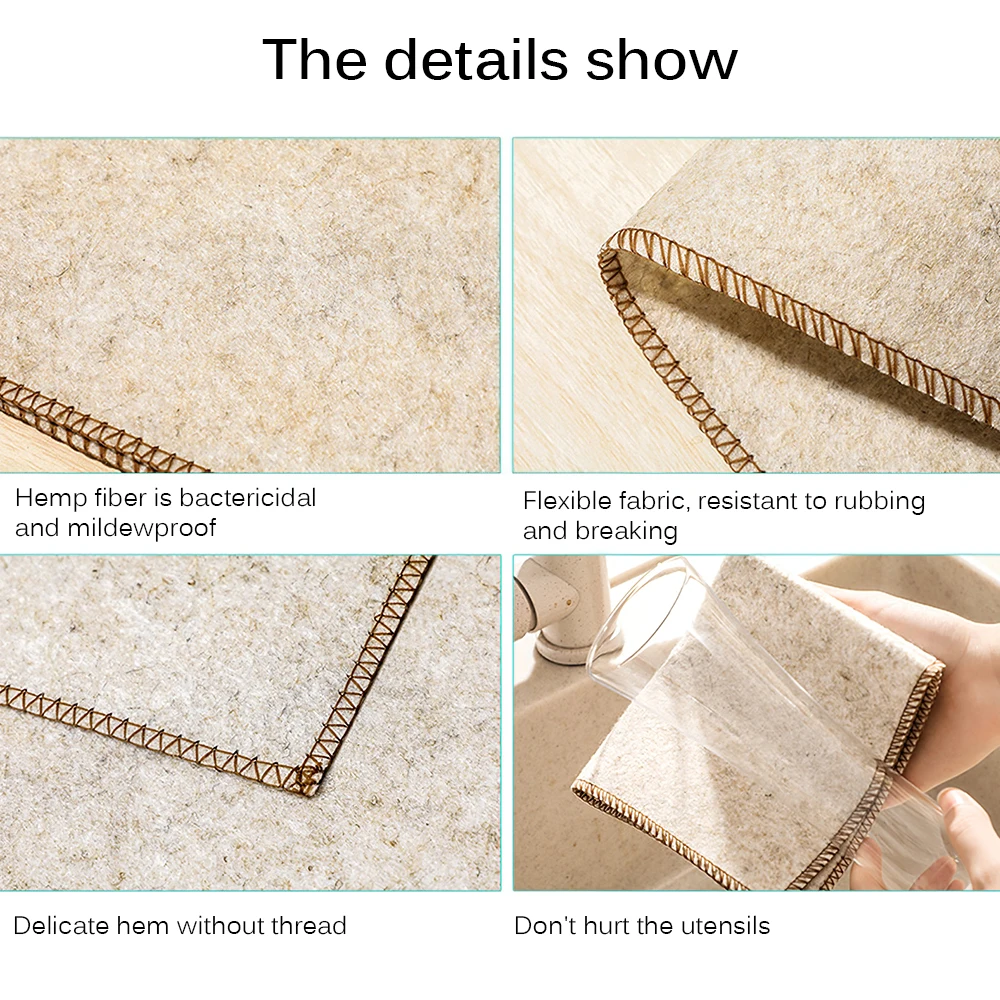 8pcs Fibre Cleaning Cloth Double-Layer Absorbent Microfiber Non-Stick Oil Dish Household Cleaning Wiping Towel Kitchen Tool
8pcs Fibre Cleaning Cloth Double-Layer Absorbent Microfiber Non-Stick Oil Dish Household Cleaning Wiping Towel Kitchen Tool