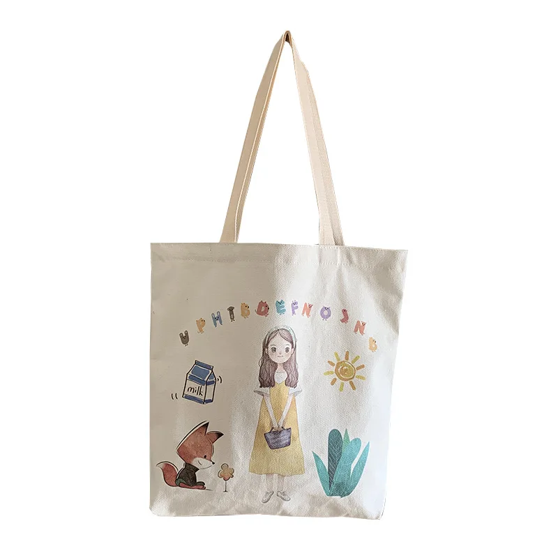 Women Shoulder Bags Handbags 2020 Summer Brand New Female Fashion Cartoon Cute Canvas Casual Tote Bags Students School Book Bags
Women Shoulder Bags Handbags 2020 Summer Brand New Female Fashion Cartoon Cute Canvas Casual Tote Bags Students School Book Bags