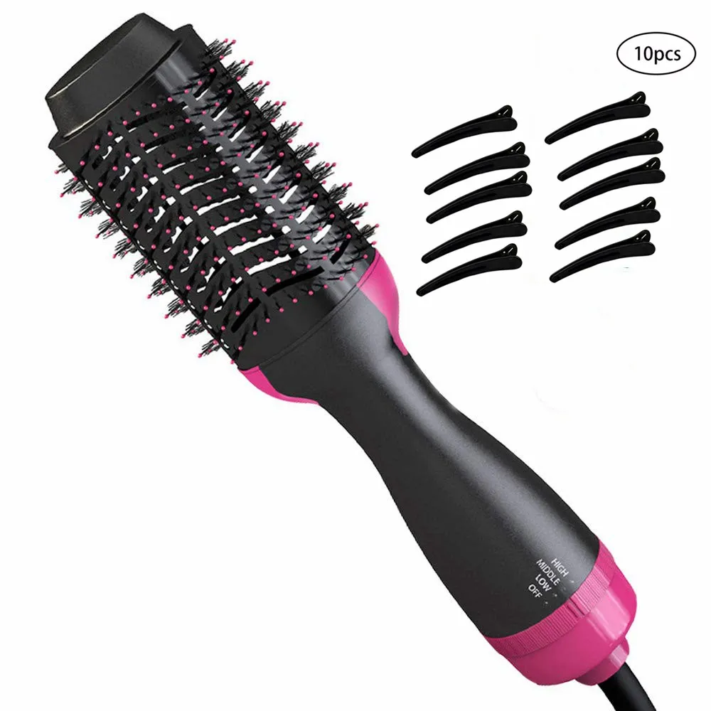 4in1 Hair Drying Styler Brush Hot Air Brush Hair Dryer and Volumizer Brush Women Hair Styling Negative Ionic Straightener Curler
4in1 Hair Drying Styler Brush Hot Air Brush Hair Dryer and Volumizer Brush Women Hair Styling Negative Ionic Straightener Curler