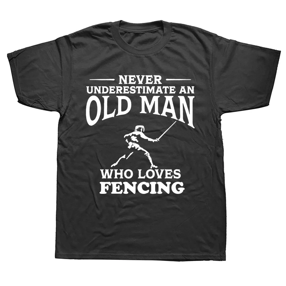 Never Underestimate An Old Man Loves Fencing T Shirt Streetwear Fencer Birthday Gift Short Sleeve Tooth T-Shirts
Never Underestimate An Old Man Loves Fencing T Shirt Streetwear Fencer Birthday Gift Short Sleeve Tooth T-Shirts