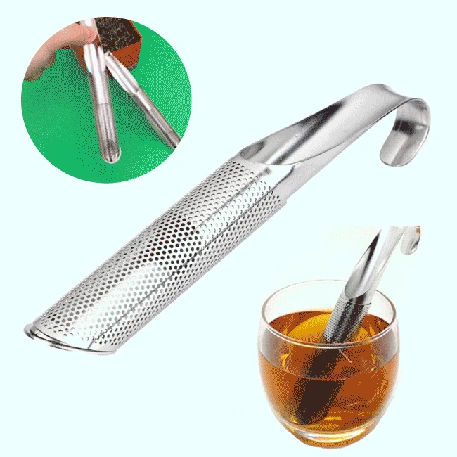 Stainless Steel Tea Infuser Creative Pipe Design Metal Tea Strainer Herb Tea Tools Accessories for Mug Fancy Filter for Puer Tea
Stainless Steel Tea Infuser Creative Pipe Design Metal Tea Strainer Herb Tea Tools Accessories for Mug Fancy Filter for Puer Tea