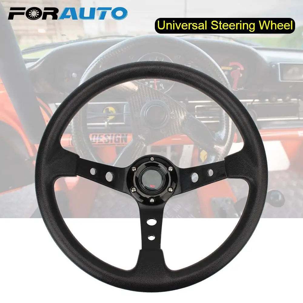 With DIY Logo 14 inch Drifting Sport Steering Wheel For Cars Racing PU Universal Car Racing Steering Wheels
With DIY Logo 14 inch Drifting Sport Steering Wheel For Cars Racing PU Universal Car Racing Steering Wheels