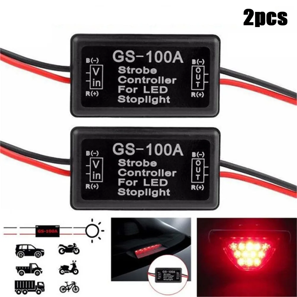 2X Car 12V GS-100A Flash Strobe Controller Box Flasher Module LED Brake Tail Stop Light Mini Size And Waterproof Design (IP65)
2X Car 12V GS-100A Flash Strobe Controller Box Flasher Module LED Brake Tail Stop Light Mini Size And Waterproof Design (IP65)