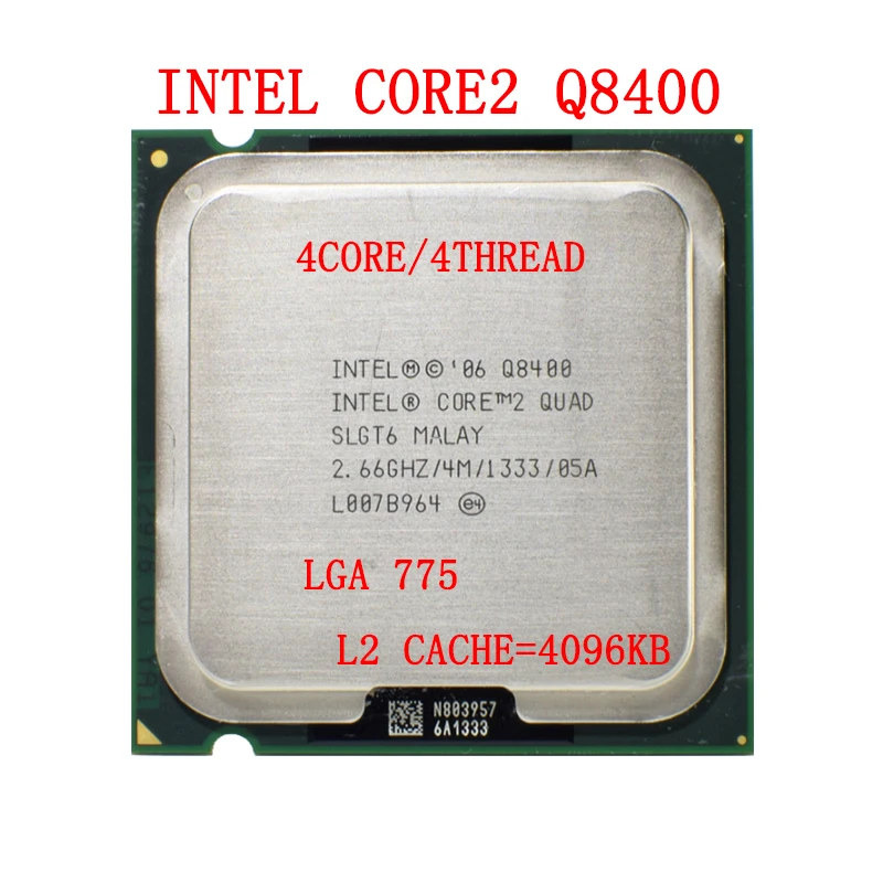 Процессор lntel Core 2 Quad Q8400 четырехъядерный 2,66 ГГц 95 Вт 4 Мб разъем 775 процессор для настольного компьютера для офиса
Процессор lntel Core 2 Quad Q8400 четырехъядерный 2,66 ГГц 95 Вт 4 Мб разъем 775 процессор для настольного компьютера для офиса