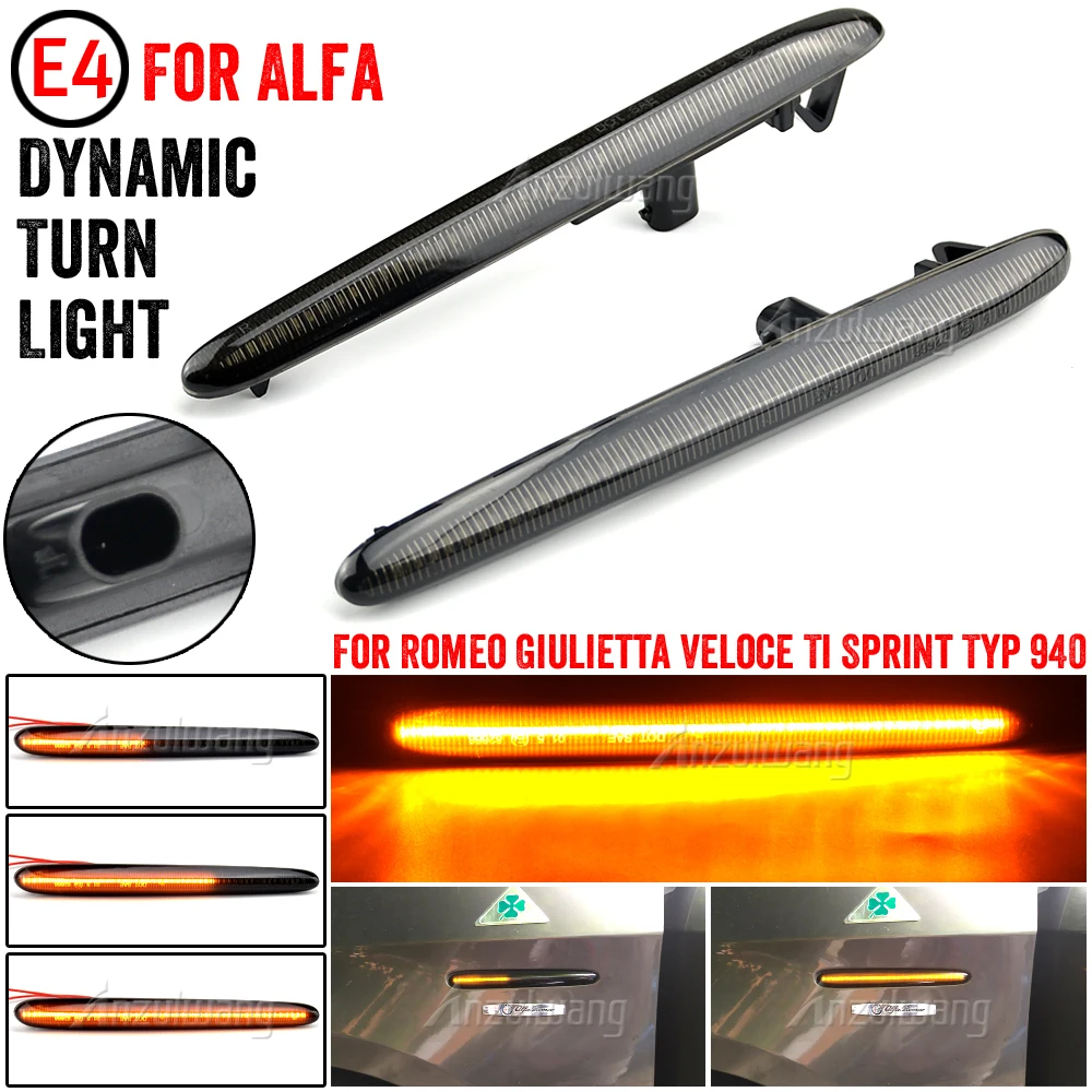 LED Dynamic Side Marker Lights Scroll Arrow Turn Signal Blinker Lamp For Alfa Romeo Giulietta 940 Juliet Sprint Veloce 2010-2021
LED Dynamic Side Marker Lights Scroll Arrow Turn Signal Blinker Lamp For Alfa Romeo Giulietta 940 Juliet Sprint Veloce 2010-2021