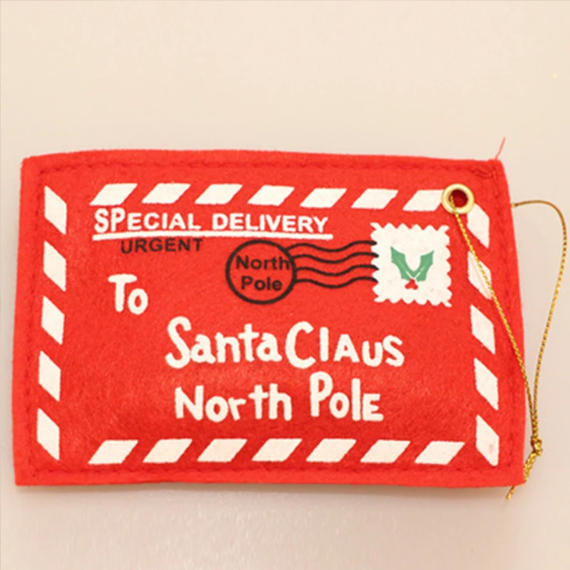 100pcs Christmas Letter Candy Bag To Santa Claus Felt Envelope Embroidery Christmas Tree Decoration Ornament Children Kids Gifts
100pcs Christmas Letter Candy Bag To Santa Claus Felt Envelope Embroidery Christmas Tree Decoration Ornament Children Kids Gifts