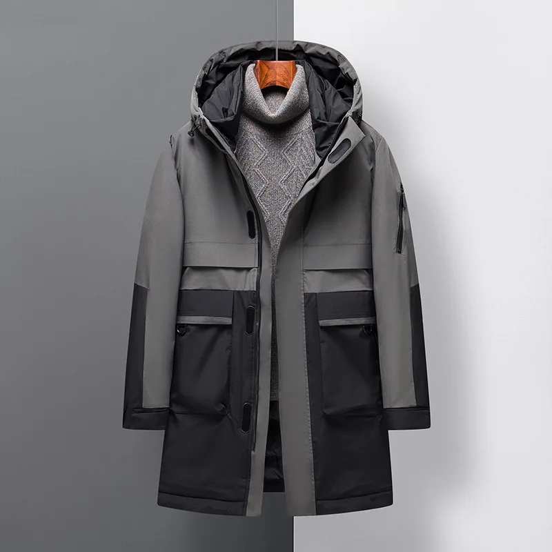 Мужской зимний длинный пуховик высшего качества, Новое поступление 2021, мужское повседневное плотное (зима) теплое пальто на 90% белом утином ...
Мужской зимний длинный пуховик высшего качества, Новое поступление 2021, мужское повседневное плотное (зима) теплое пальто на 90% белом утином ...