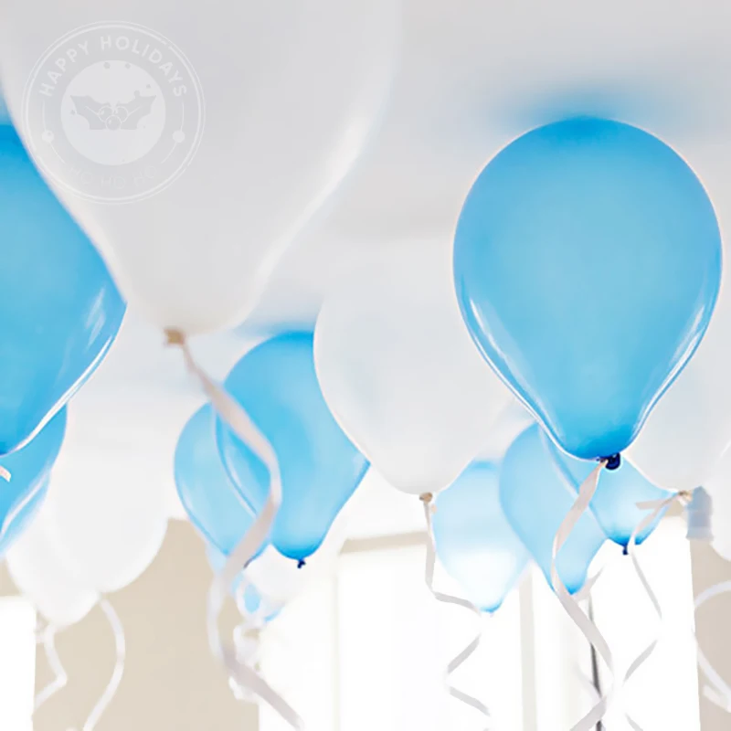 

25pcs 5/10inch Blue White Balloon Wedding Birthday Party Decorations Small Latex Balloons Helium Baloon Air Globos Baby Shower