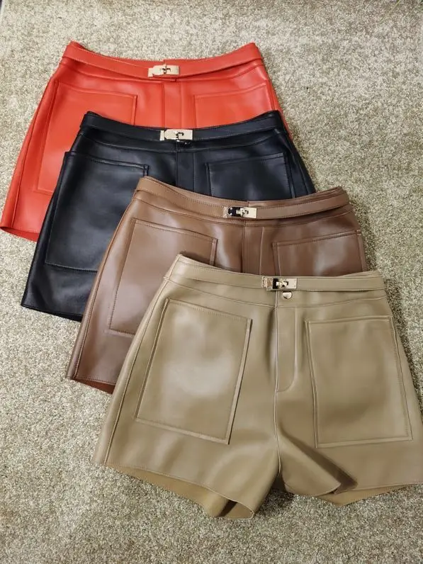 women solid short mini female chic runway fashion korean high waist streetwear sheepskin autumn winter shorts 2020
women solid short mini female chic runway fashion korean high waist streetwear sheepskin autumn winter shorts 2020