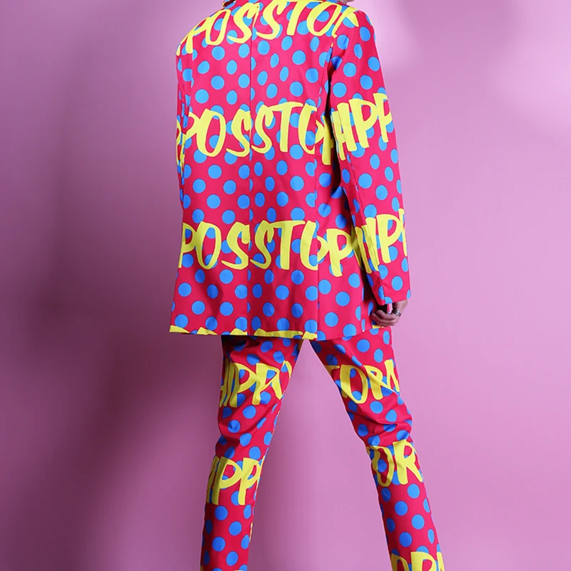 Letter Point Colour Doodle Suit Studio Night Dress Suit Casual Vintage Jacket Male Fashion High Street Hip Hop Blazer Suit Coat
Letter Point Colour Doodle Suit Studio Night Dress Suit Casual Vintage Jacket Male Fashion High Street Hip Hop Blazer Suit Coat
