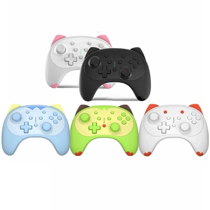 2021 контроллер для Nintendo Switch / Switch Lite мультяшный котенок, беспроводной контроллер, геймпад с функцией двойного мотора
2021 контроллер для Nintendo Switch / Switch Lite мультяшный котенок, беспроводной контроллер, геймпад с функцией двойного мотора