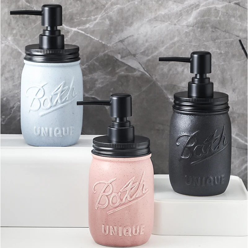 Portable 480ml Ceramic Soap Dispenser Push Styel Lotion Hand Washing Liquid Bottle Shampoo Emulsion Storage Bathroom Supplies
Portable 480ml Ceramic Soap Dispenser Push Styel Lotion Hand Washing Liquid Bottle Shampoo Emulsion Storage Bathroom Supplies