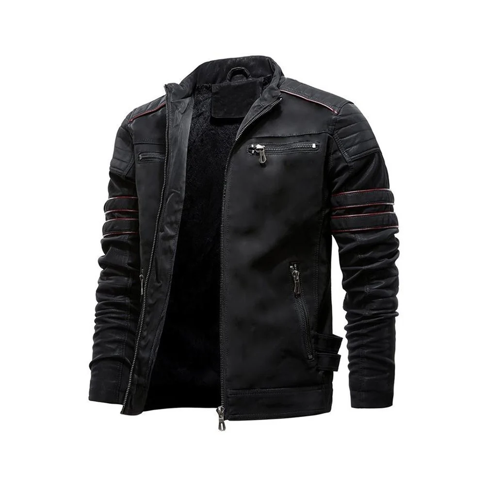2020 Winter PU Brushed Suede Jackets Leather Motorcycle Jacket Men Fashion Tide Coat Zipper Slim Casual Outwear Casual Slim
2020 Winter PU Brushed Suede Jackets Leather Motorcycle Jacket Men Fashion Tide Coat Zipper Slim Casual Outwear Casual Slim
