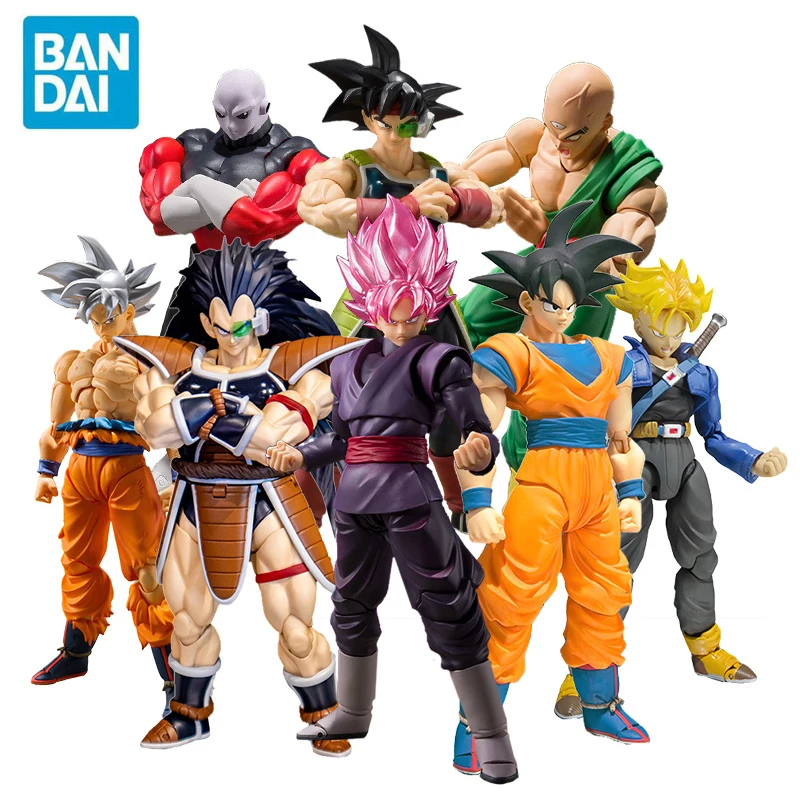 Original Anime SHF Collection Dragon Ball Super Saiyan Goku Vegeta Kuririn Trunks Action Figures PVC WORLD FIGURE COLOSSEUM
Original Anime SHF Collection Dragon Ball Super Saiyan Goku Vegeta Kuririn Trunks Action Figures PVC WORLD FIGURE COLOSSEUM