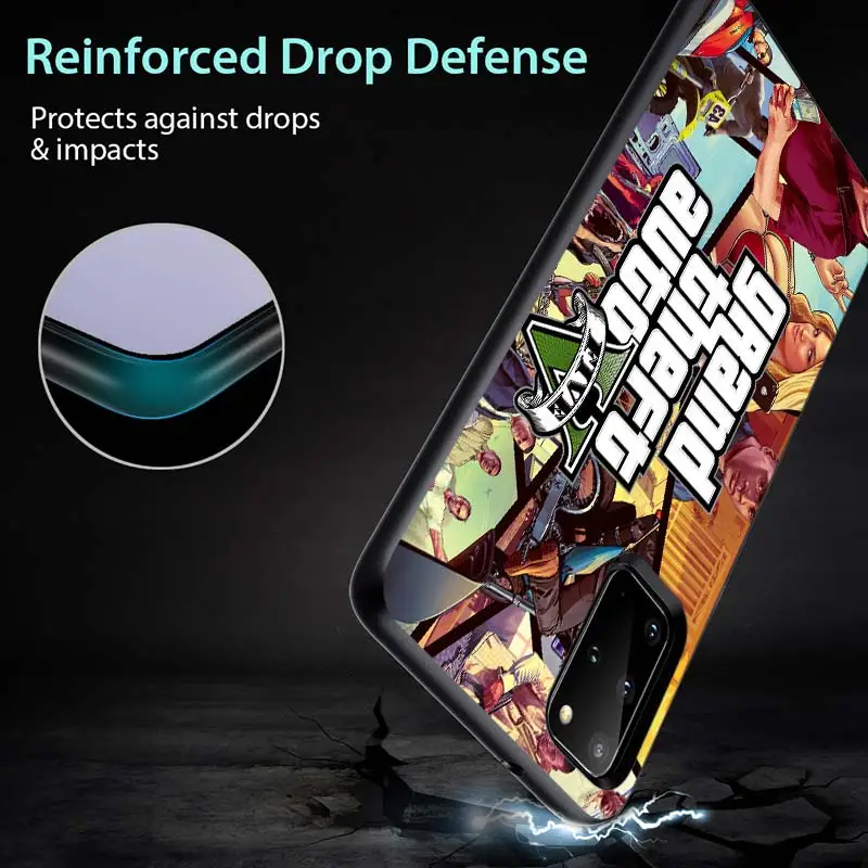 Grand Theft Auto GTA V for Samsung S20 FE Ultra Plus A91 A81 A71 A51 A41 A31 A21S A11 A72 A52 A42 A32 A12 A02S Phone Case 
Grand Theft Auto GTA V for Samsung S20 FE Ultra Plus A91 A81 A71 A51 A41 A31 A21S A11 A72 A52 A42 A32 A12 A02S Phone Case