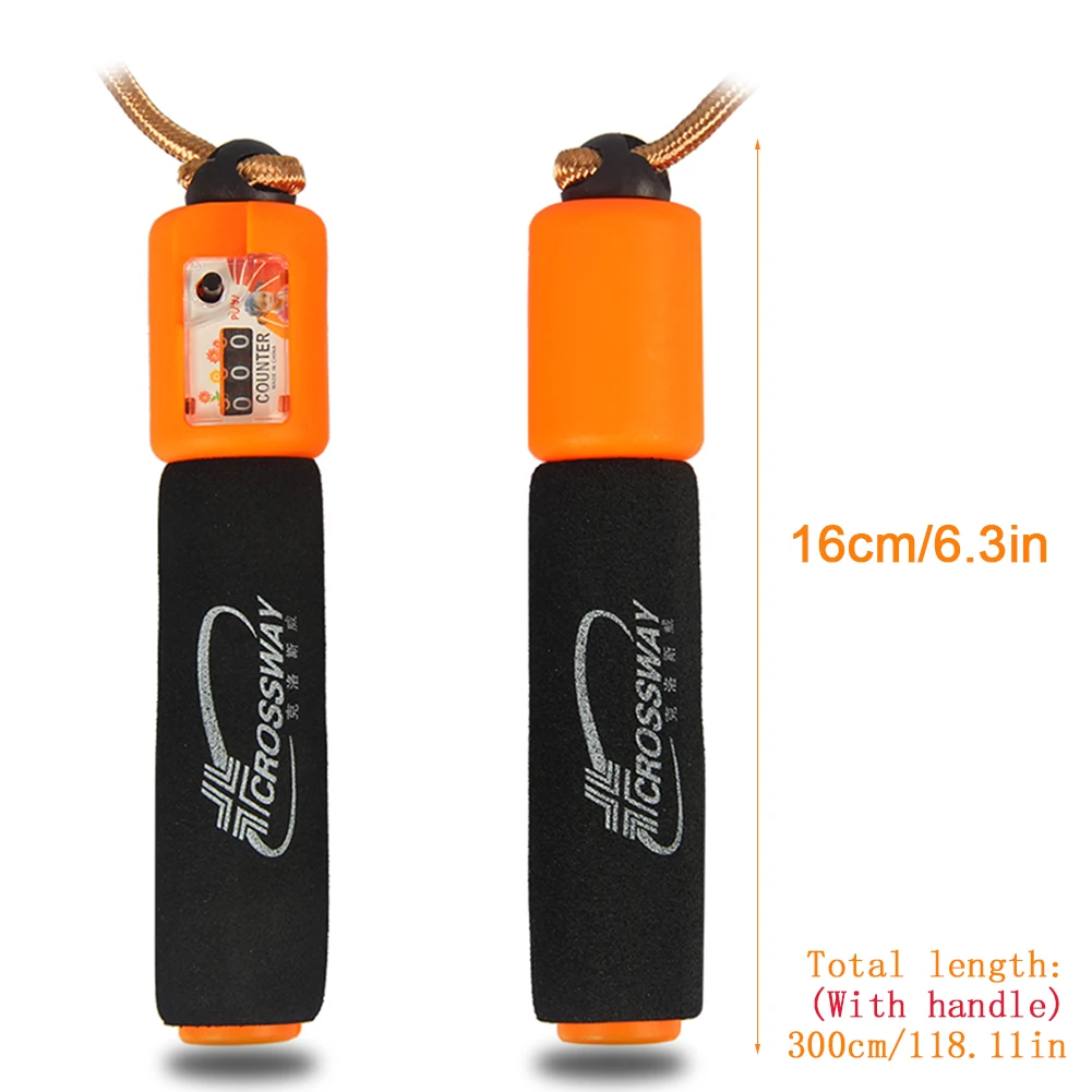 1pcs 118" Skipping Rope with Counter Adjustable Jumping Rope Tangle-free Braided Rope+Foam Grip
1pcs 118" Skipping Rope with Counter Adjustable Jumping Rope Tangle-free Braided Rope+Foam Grip