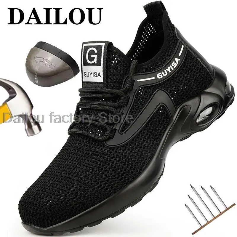 Breathable Work Sneakers Lightweight Steel Toe Safety Shoes Men Women Work Shoes Air Cushion Anti-smash Work Safety Boots 2022
Breathable Work Sneakers Lightweight Steel Toe Safety Shoes Men Women Work Shoes Air Cushion Anti-smash Work Safety Boots 2022